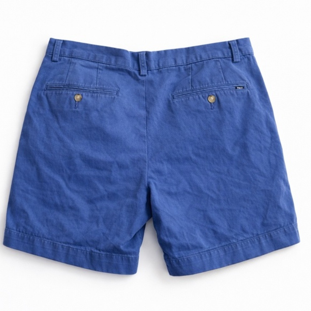 Polo Ralph Lauren Men’s Blue Chino Shorts 32 Classic Fit 6” Inseam Preppy Luxury